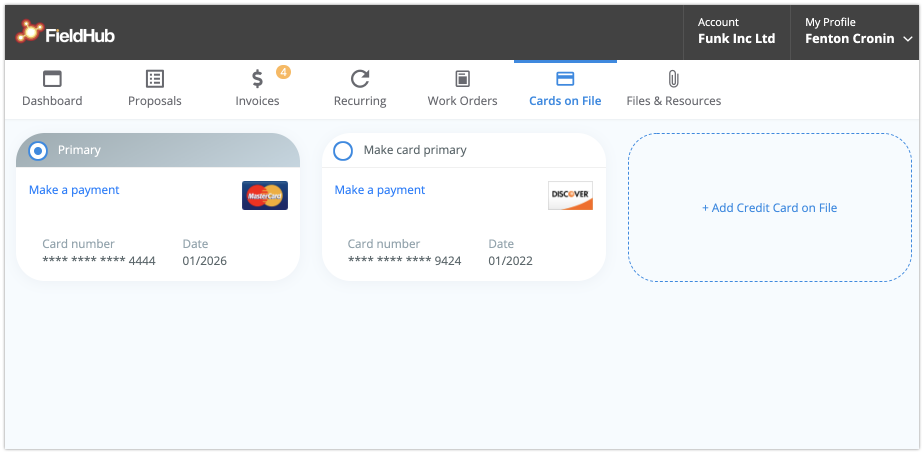 FieldHub Integrates CardConnect for ACH and Credit Card Processing