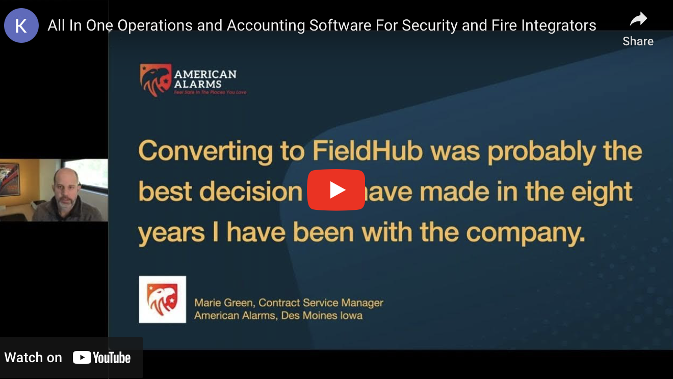 All In One Operations and Accounting Software For Security and Fire Integrators (Webinar)